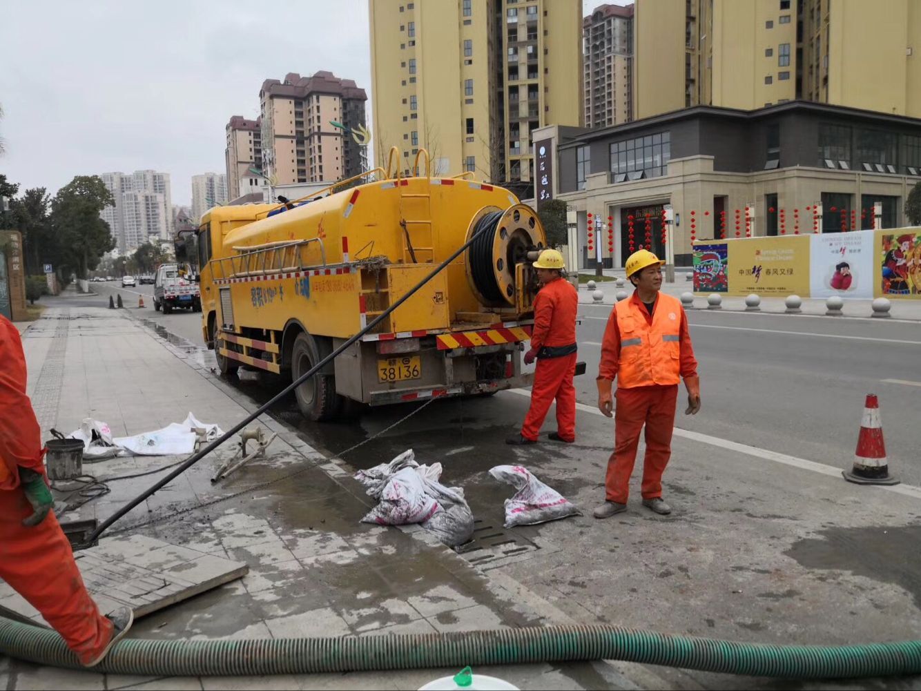 武安排污管道清淤-管道清洗